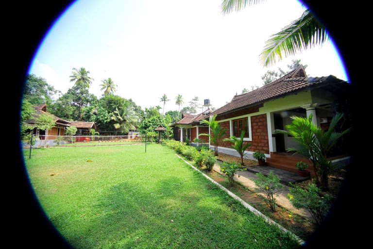 Spacious grounds